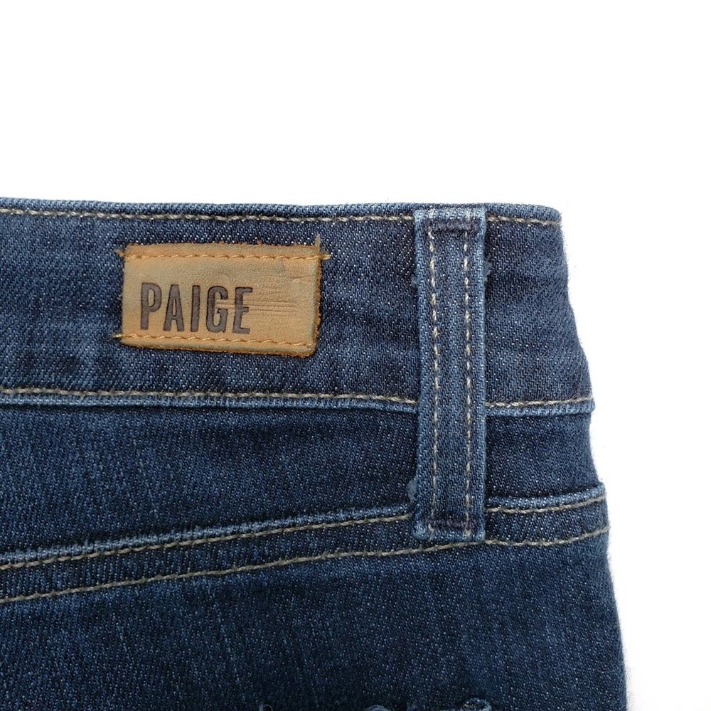 PAIGE Skyline Skinny Jeans in Trinity Wash - Picture 3 of 9